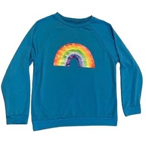 ❄️ Blue Rainbow sweatshirt size: L